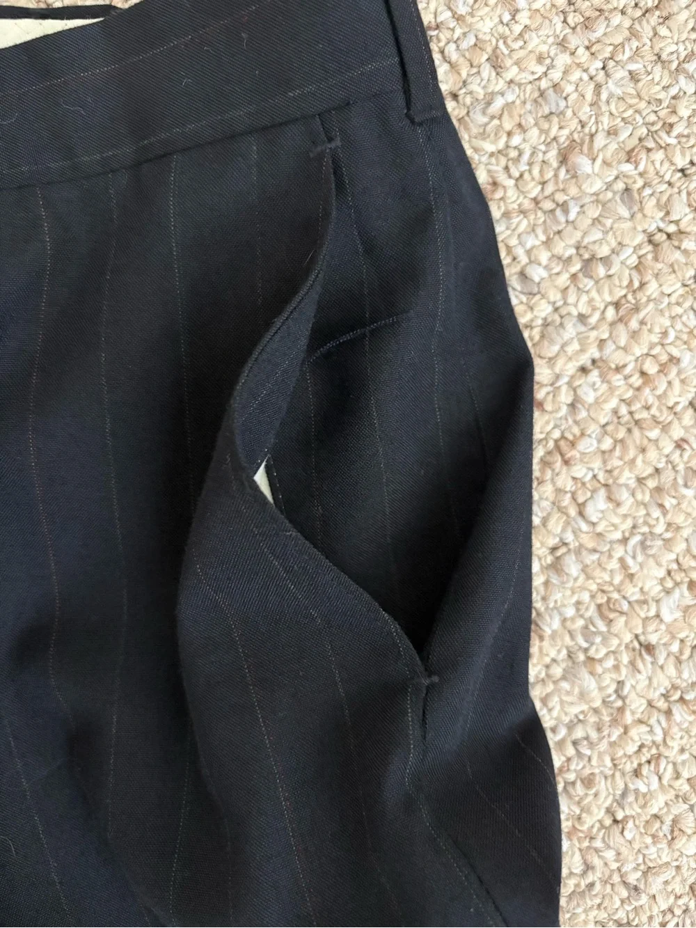Haggar tailored navy